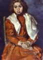 Detalle de la niña descalza 1895 Pablo Picasso
